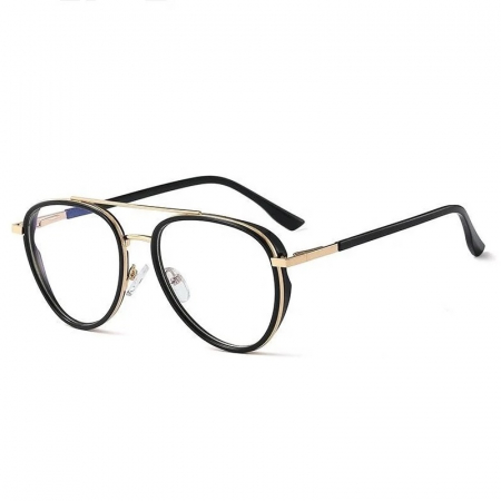 RAME OCHELARI - Ochelari Brooks Aviator Gold Raven