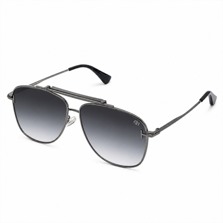 OCHELARI BROOKS - Ochelari Brooks Aviator T-Frame Black