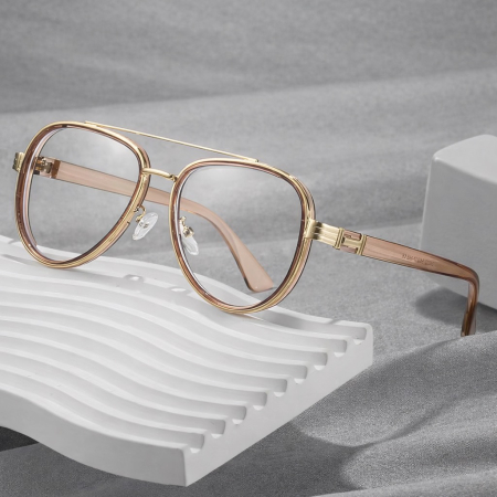 Ochelari Brooks Aviator Transparent Frame Goldish [2]