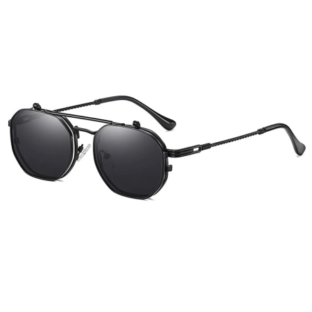 BARBATI - Ochelari Brooks Black Cover Lens