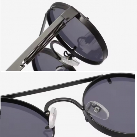 Ochelari Brooks Black Punk Metal [1]