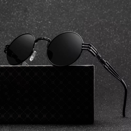 Ochelari Brooks Black Round Punk [3]