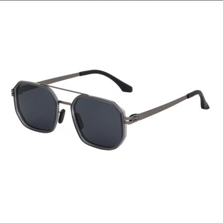 BARBATI - Ochelari Brooks Black Titanium Ultralight Polarized