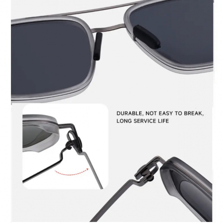 Ochelari Brooks Black Titanium Ultralight Polarized MQS [3]