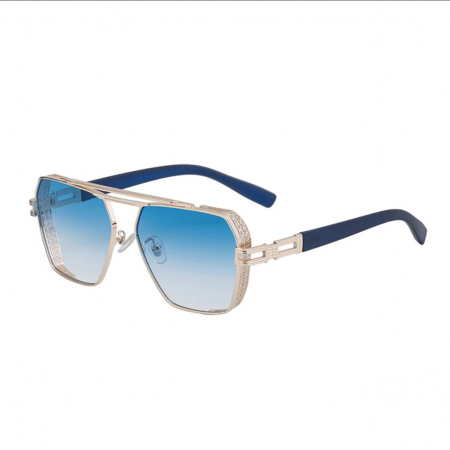 BARBATI - Ochelari Brooks Blue Gastone Transparent