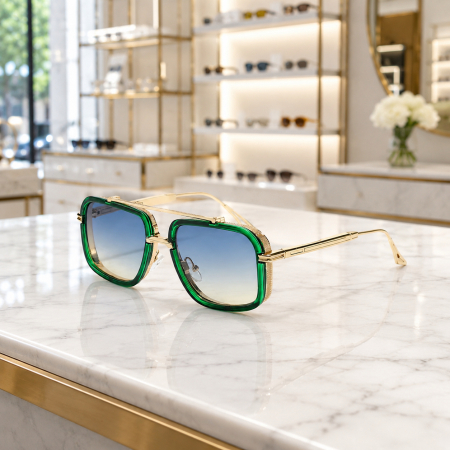 Ochelari Brooks Green Gold Mandita [3]