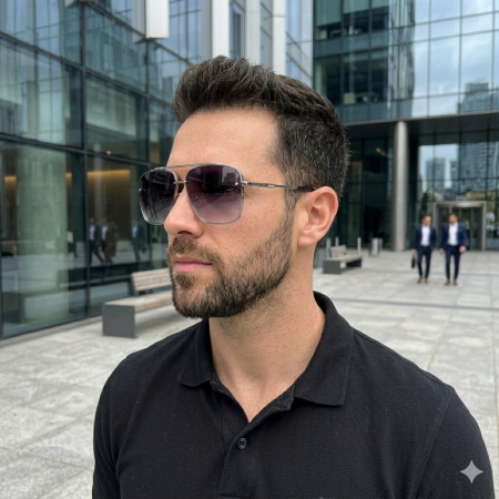 Ochelari Brooks Blue Oversized Ditton [1]