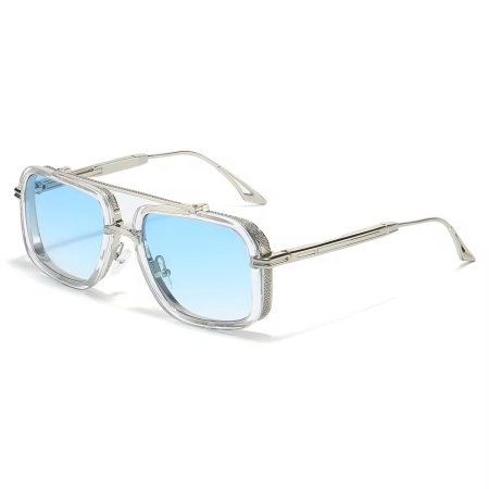 OCHELARI BROOKS - Ochelari Brooks Blue Solid Metal Frame