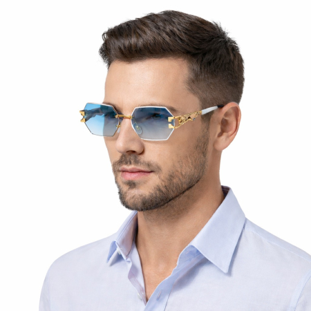 Ochelari Brooks BlueWhite Ocean Gatopardo [1]