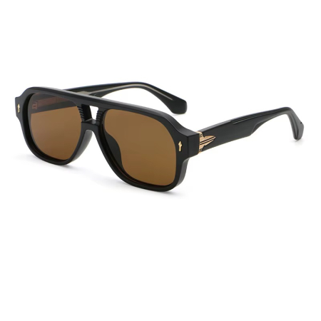 OCHELARI BROOKS - Ochelari Brooks Bold Arrow Matte Cognac Polarized