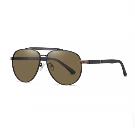 BARBATI - Ochelari Brooks Brown Aviator Mark