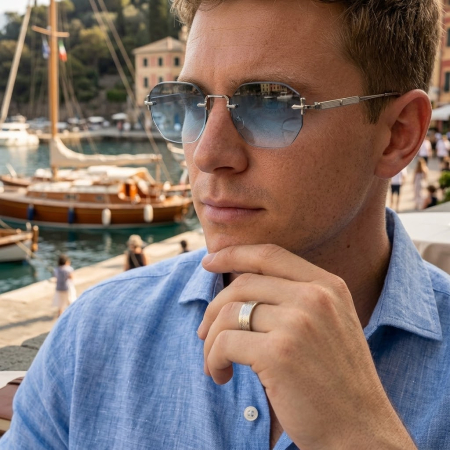 Ochelari Brooks Crystal Blue Rimeless [1]