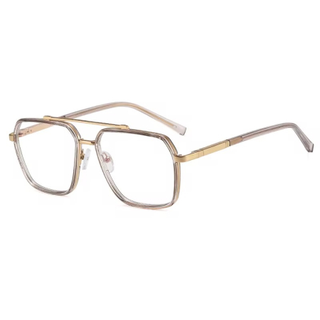 RAME OCHELARI - Ochelari Brooks Cubic Frame Semi-Transparent Gold