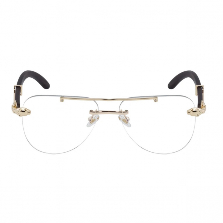 Ochelari Brooks Frameless Aviator Gatopardo Transparent [2]