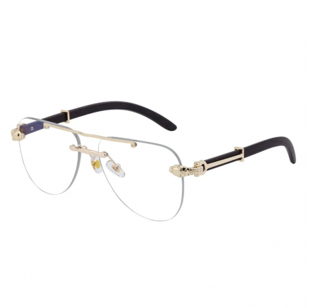 RAME OCHELARI - Ochelari Brooks Frameless Aviator Gatopardo Transparent