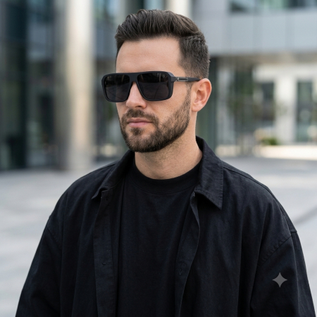 Ochelari Brooks Full Black Matte Polarized [1]