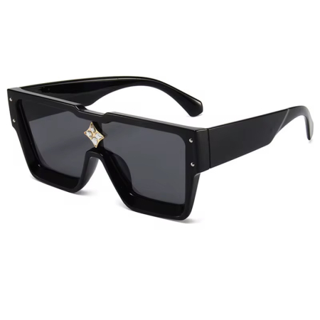 OCHELARI BROOKS - Ochelari Brooks Full Black Oversized Square Alhambra