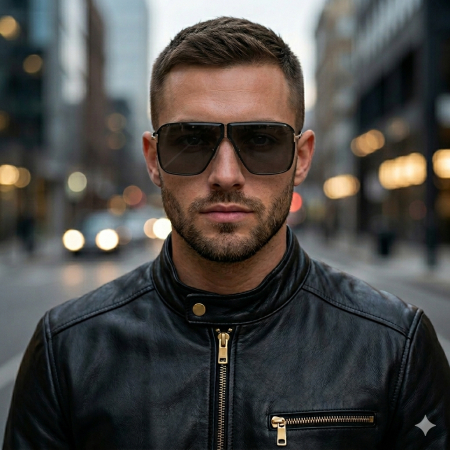 Ochelari Brooks Full Black T-Frame [2]