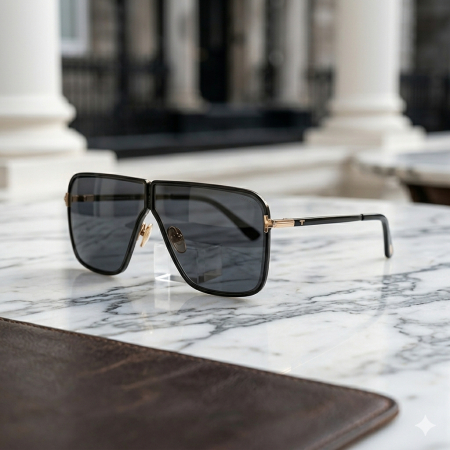 Ochelari Brooks Full Black T-Frame [3]