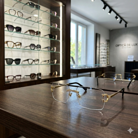 Ochelari Brooks Gatopardo Diamonds Rimeless [2]