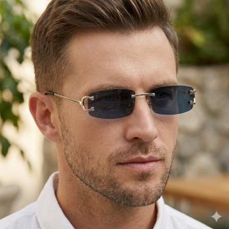 Ochelari Brooks Gatopardo Rimeless Vintage [2]
