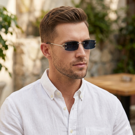Ochelari Brooks Gatopardo Rimeless Vintage [1]