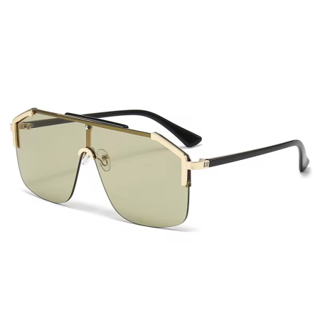 BARBATI - Ochelari Brooks Gold Edition Oversized Shield Sunglasses