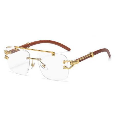 RAME OCHELARI - Ochelari Brooks Gold Gatopardo Transparent