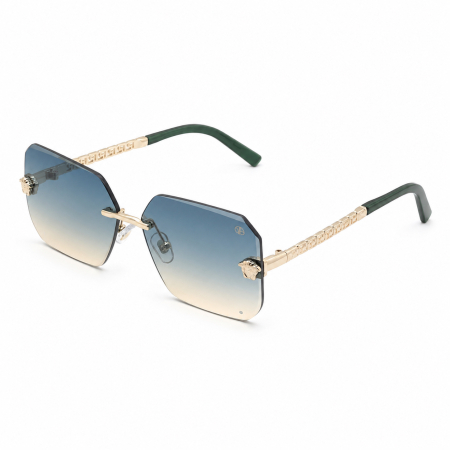 OCHELARI BROOKS - Ochelari Brooks Gold Medusa Rimeless