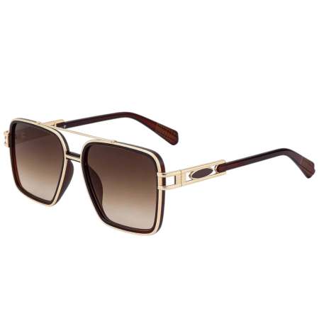 BARBATI - Ochelari Brooks Gold Oversized Exquisite