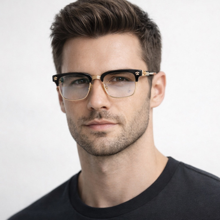 Ochelari Brooks GoldBlack Luxury Frame Chrome [1]