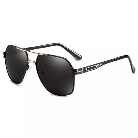 BARBATI - Ochelari Brooks GoldBlack Montague Polarized