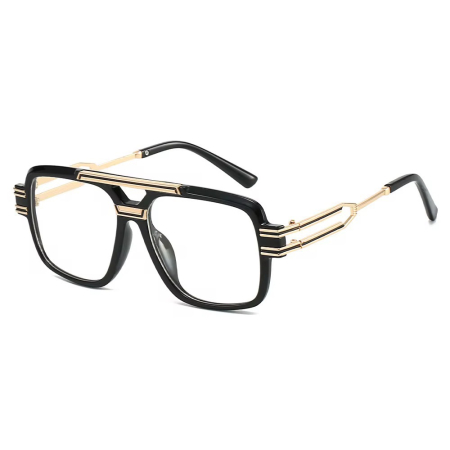 RAME OCHELARI - Ochelari Brooks GoldBlack Oversized Makan