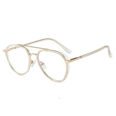 RAME OCHELARI - Ochelari Brooks GoldWhite Aviator