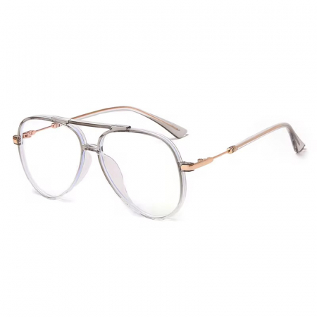 RAME OCHELARI - Ochelari Brooks GoldWhite Oversized Aviator