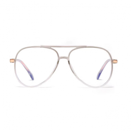 Ochelari Brooks GoldWhite Oversized Aviator [1]