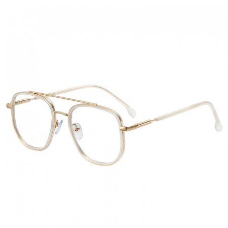 RAME OCHELARI - Ochelari Brooks GoldWhite Theta Frame