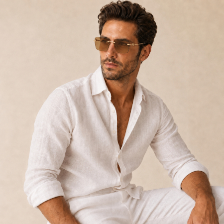 Ochelari Brooks Heliomati Gatopardo Beige Diamond Cut [1]