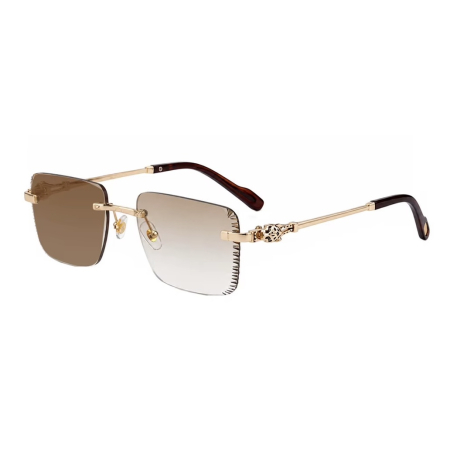BARBATI - Ochelari Brooks Heliomati Gatopardo Beige Diamond Cut