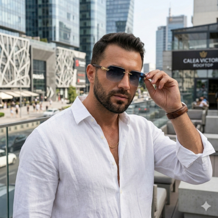 Ochelari Brooks Heliomati Gatopardo Blue [1]