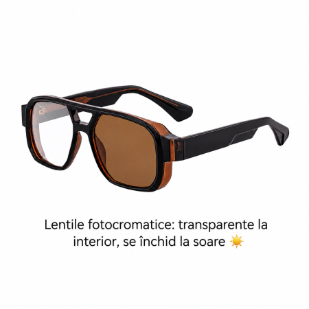 BARBATI - Ochelari Brooks Heliomati Vintage Bold Frame