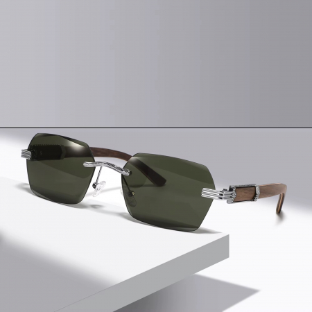 Ochelari Brooks Hexagonal Rimeless Mahon Arms [1]