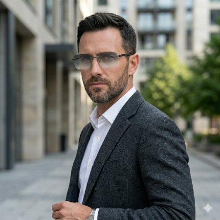 Ochelari Brooks Lentile Heliomate Rimeless Monaco Black [1]