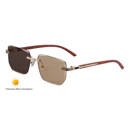 OCHELARI BROOKS - Ochelari Brooks Lentile Heliomate Rimeless Solitano