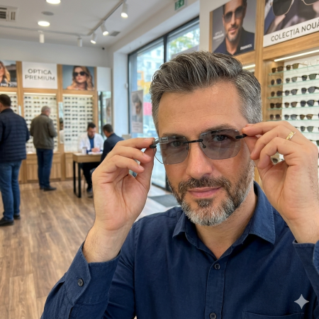Ochelari Brooks Lentile Heliomate Rimeless Solitano Black [2]