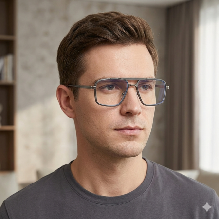 Ochelari Brooks Luxury Full Metal Hensford Gray [1]