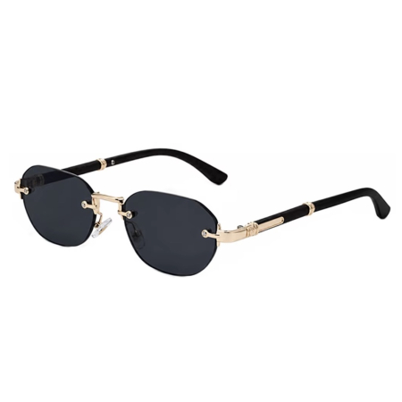 BARBATI - Ochelari Brooks Montclair Rimeless Black