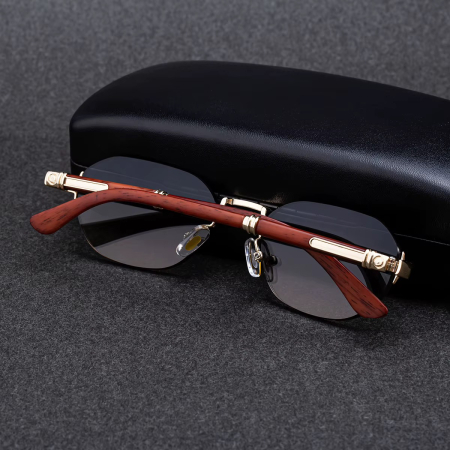 Ochelari Brooks Montclair Rimeless Cognac [7]