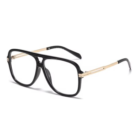 OCHELARI BROOKS - Ochelari Brooks Oversized GoldBlack