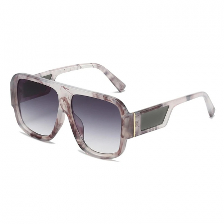 BARBATI - Ochelari Brooks Oversized Gothic Print